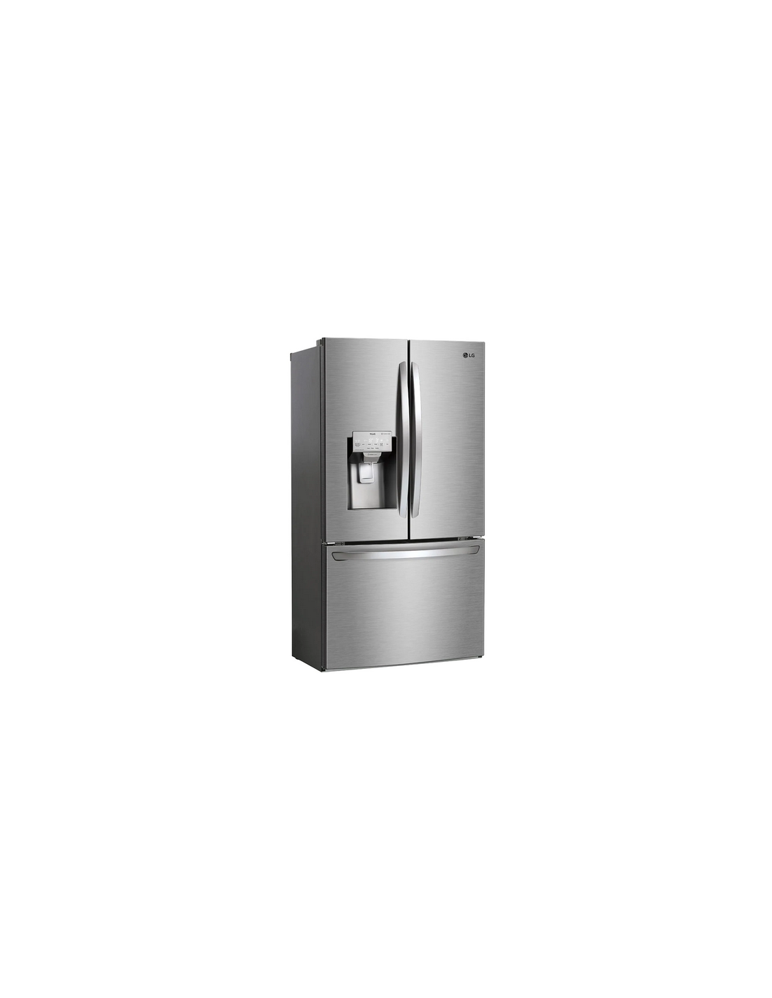 LG Réfrigérateur frigo double porte Inox 438L Froid ventilé No frost Wi-Fi